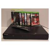 Samsung Blue Ray Player Plus X-Box Games