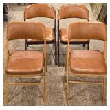 Set of Four Folding Chairs