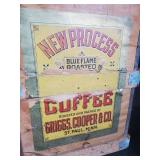Super RARE Cool New Process Coffee Shipping Crate St. Paul MN