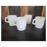 Lot of 4 RARE McDonalds Fireking Coffee Cups