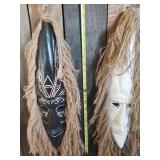 Cool Tiki Masks with Wooden Fish Décor