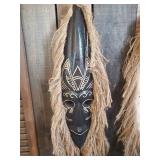 Cool Tiki Masks with Wooden Fish Décor