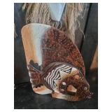 Cool Tiki Masks with Wooden Fish Décor