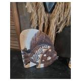 Cool Tiki Masks with Wooden Fish Décor