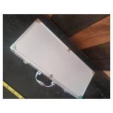 Never Used Barbeque Grill Utensil Set in Metal Case