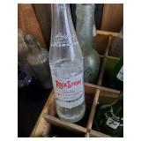 Large Collection of Vintage Bottles with Wood Crates