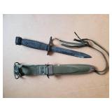 Beautiful USM8A1 T.W.B. Military Bayonet and Scabbard