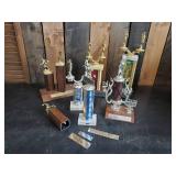 Lot of Vintage Bowling Trophys