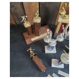Lot of Vintage Bowling Trophys