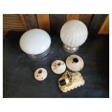 Collection of Light Fixtures and Globes