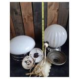 Collection of Light Fixtures and Globes