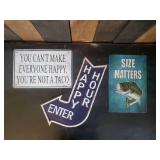3 Great Tin Signs