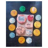 RARE Group of Ottertail County Pinbacks