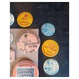 RARE Group of Ottertail County Pinbacks