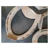 10 Real Heavy Used Horseshoes