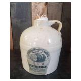 Old Whiskey Hand Jug Crock Brown, Thompson and Co.