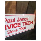 True Vintage Oldsmobile Service Tech Sign