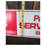 True Vintage Oldsmobile Service Tech Sign