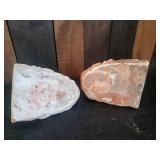 Super Heavy Native American Canoeing Book Ends