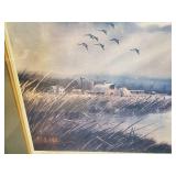 Beautifully Framed Les Kouba Artist Proof Print (Honkers Arriving)