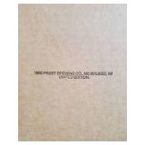 1993 HAMMS Beer Brown Bear American Collection Mirror Sign