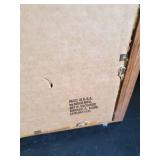 1993 HAMMS Beer Brown Bear American Collection Mirror Sign