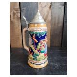 Fantastic Vintage Gerz Lided German Stein