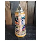 Fantastic Vintage Gerz Lided German Stein