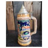 Fantastic Vintage Gerz Lided German Stein