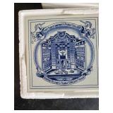 4 Beautiful Delft HandMade Tiles