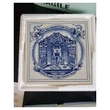 4 Beautiful Delft HandMade Tiles