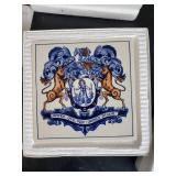 4 Beautiful Delft HandMade Tiles