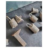 Collection of Vintage Lead Weights for Duck Decoys