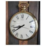 United Clock Corp Large Pocket Watch Wall Clock