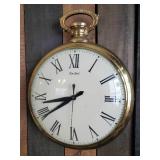 United Clock Corp Large Pocket Watch Wall Clock