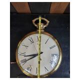United Clock Corp Large Pocket Watch Wall Clock