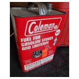 2 Coleman Lantern Cases and vintage Fuel Cans