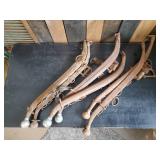 Lot of 3 pair Vintage Horse Hames