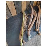Lot of 3 pair Vintage Horse Hames