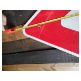 Large Retired 28+" Yield Sign