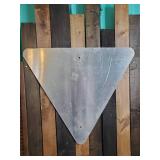 Large Retired 28+" Yield Sign