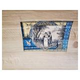 Beautiful Hump Back Ornate Steamer Trunk With Tray