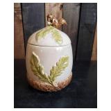 OMC Mid Modern Squirrel on Acorn Cookie Jar