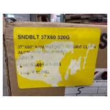 Pasco Sanding Belt, 37" x 60" 320 Grit, B3760320R145, 5 pack