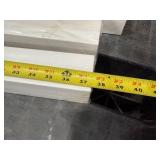 Heavy Duty White Ceramic Post, 37-1/2" x 2-1/2" square, Hollow Center, 12 pounds each, 3 pack