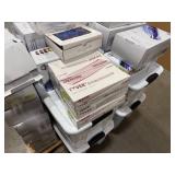 Pallet of lab supplies