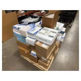 Pallet of lab supplies