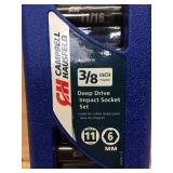 Campbell Hausfeld 3/8" Deep Drive Impact Socket Set 01172512