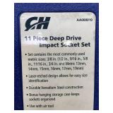 Campbell Hausfeld 3/8" Deep Drive Impact Socket Set 01172512