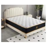 Xizzi Queen 12" (Pocketed coil with gel) Hybrid Comfort- Medium